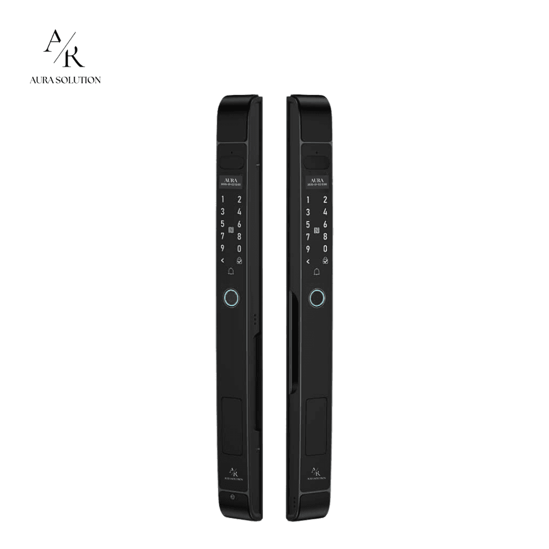 AURA TRUESHIELD X2 PRO next-generation smart lock combining CCTV, biometrics, and app control AURA TRUESHIELD X2 PRO next-generation smart lock combining CCTV, biometrics, and app control