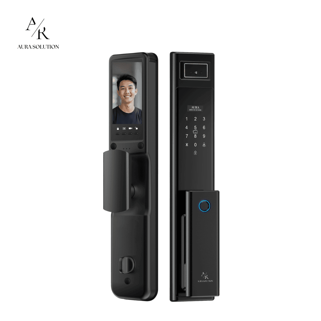AURA GEN U smart lock with FaceSense 2.0 facial recognition and sleek design AURA GEN U smart lock with FaceSense 2.0 facial recognition and sleek design